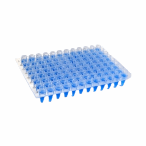 Microplaca de PCR sem borda com poços elevados – Pacote com 10 unidades