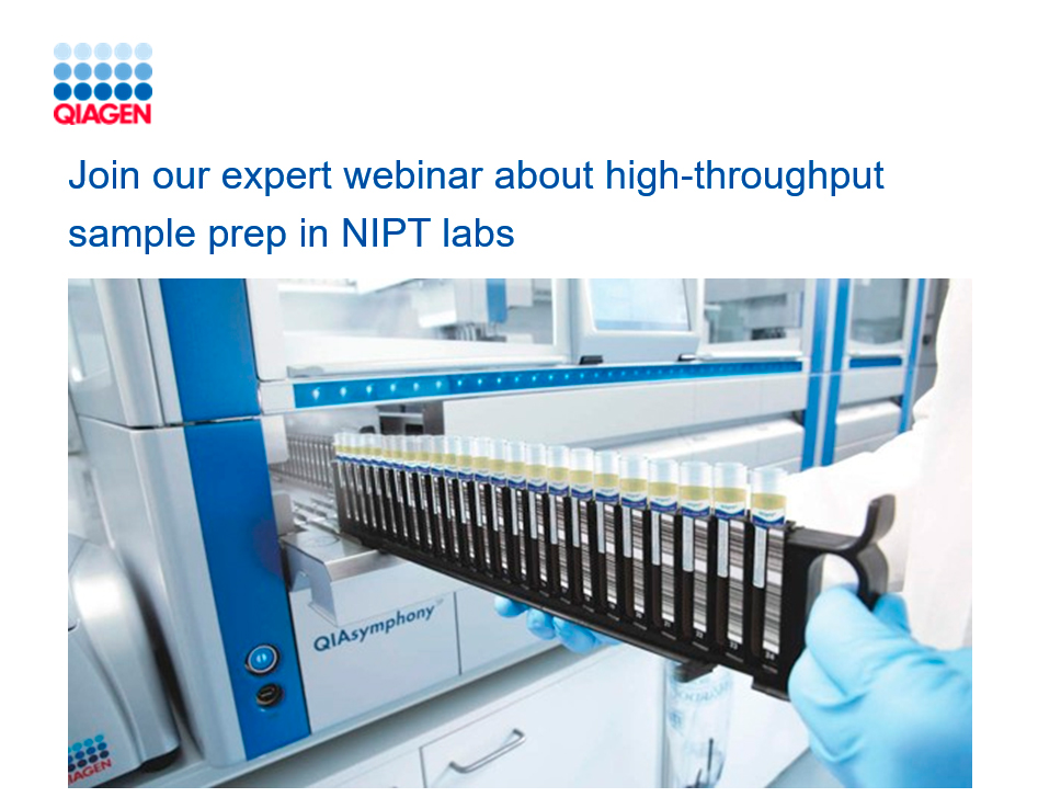 Webinar – Join our expert webinar about high-throughput sample prep in NIPT labs