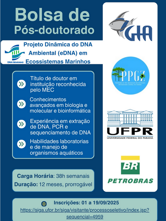Oportunidade de Pós-doutorado